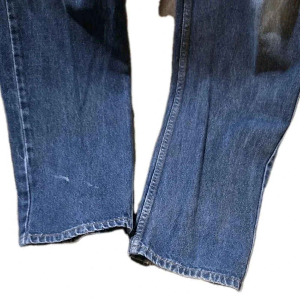 Levi's 505 Regular Fit Jeans Mens 36x34 Blue Straight Leg Vintage Denim